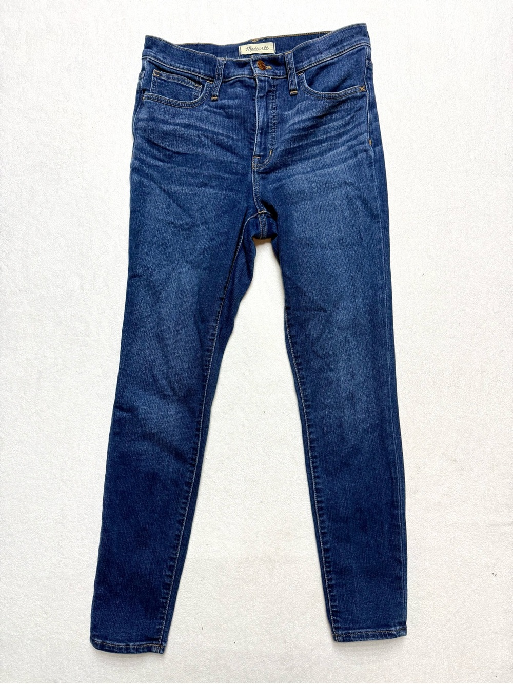 Madewell Roadtripper Dark Blue Skinny Jeans